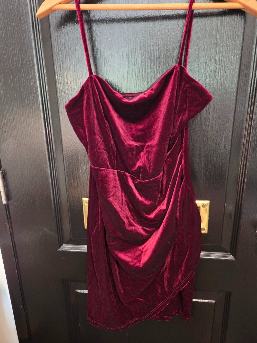Windsor Burgundy Red Spaghetti Strap Dress, Women’s L